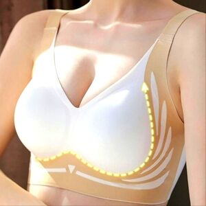 VIED Super Gather Bra| Wireless Push-up Bra, Lifting Anti-Sagging